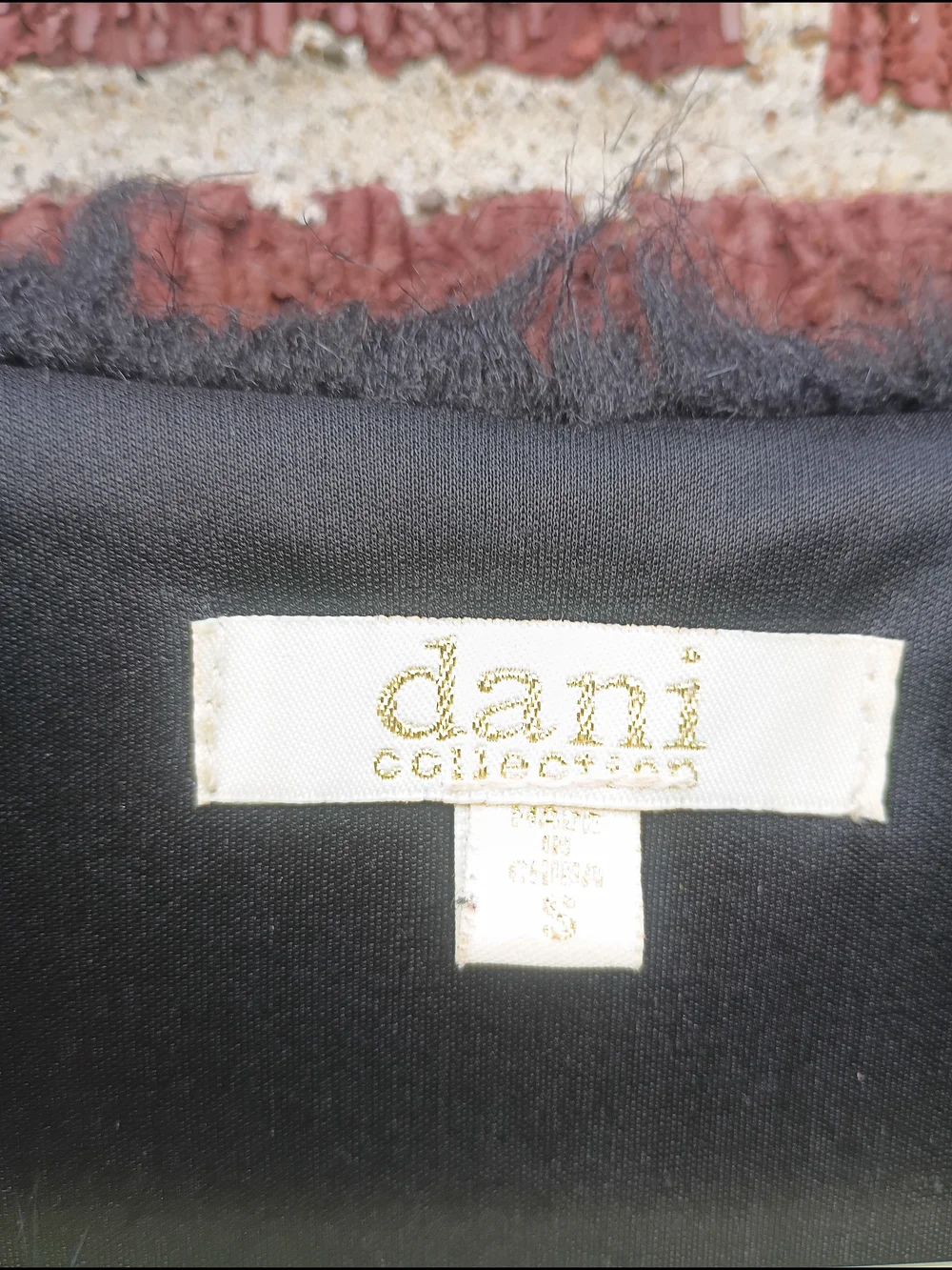 Dani Collection Vintage Women's Black Faux Fur Vest